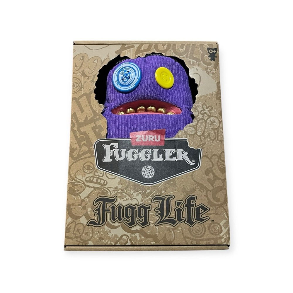 ZURU Fuggler Fugg Life 9" Plush Toy SASQUOOSH Funny Ugly Monster Stuffed NEW